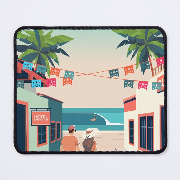 Item preview, sayulita mexicotravel poster designed and sold by Arctic frame studio.