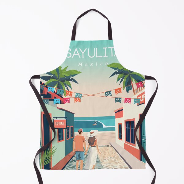 Item preview, sayulita mexicotravel poster designed and sold by Arctic frame studio.