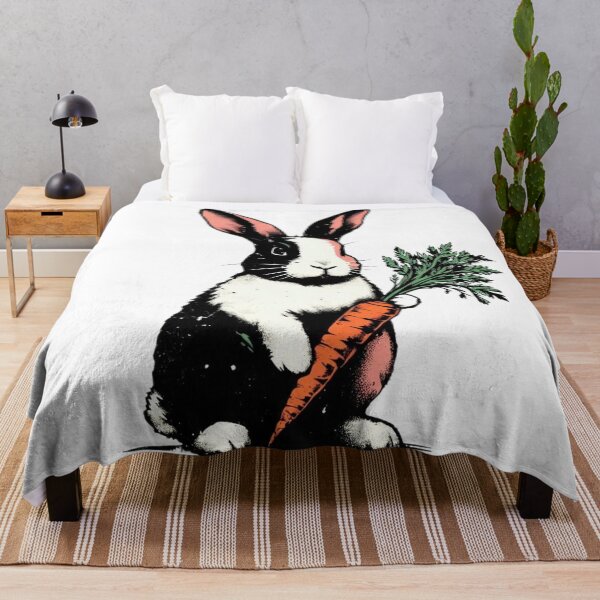 Item preview, It's simply a bunny with a carrot. designed and sold by piscininha.