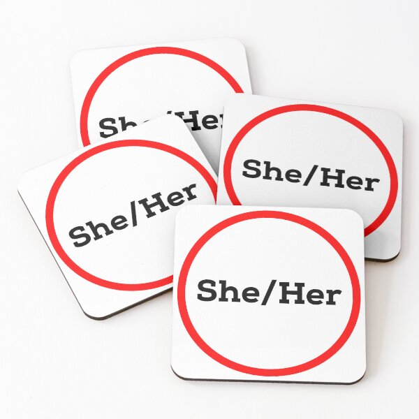 Item preview, She/her Basic designed and sold by cmplxsimplemnds.