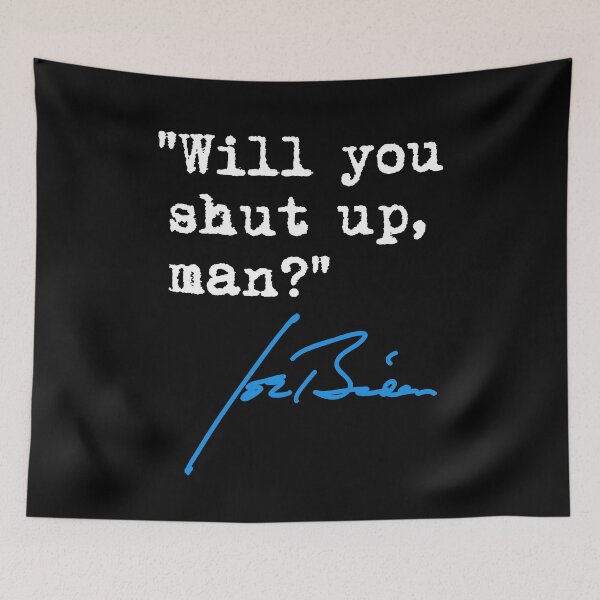 Item preview, Will you shut up, man? - Joe Biden (white/blue) designed and sold by Thelittlelord.