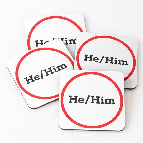 Item preview, He/Him Basic designed and sold by cmplxsimplemnds.