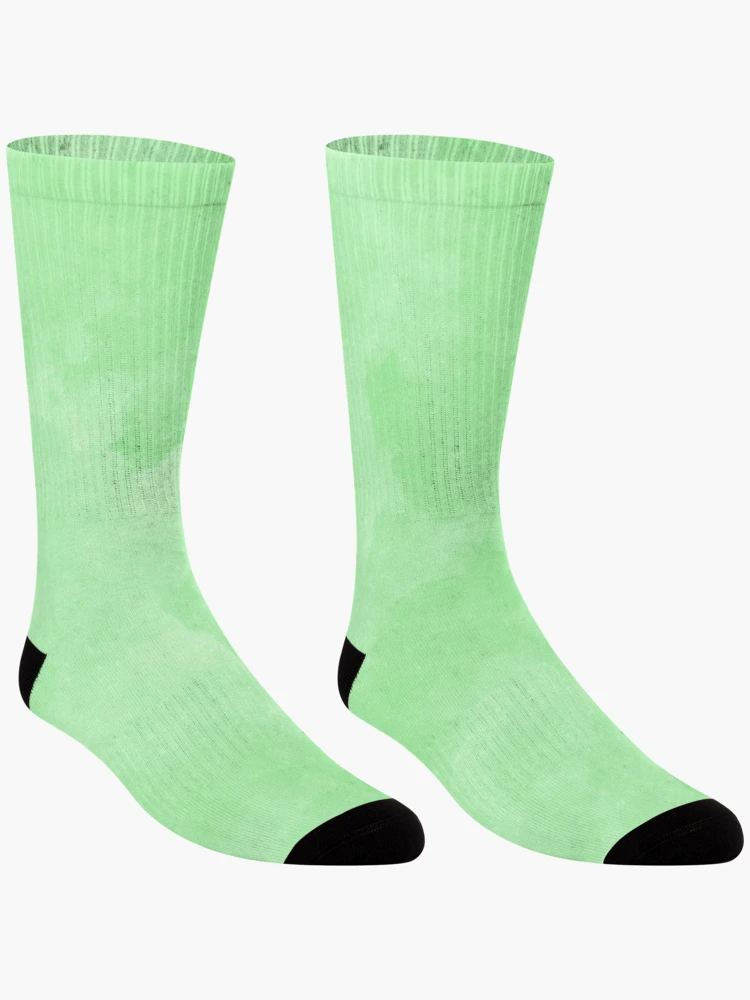 Thumbnail 3 of 5, Socks, Green clouds designed and sold by Rabanico.