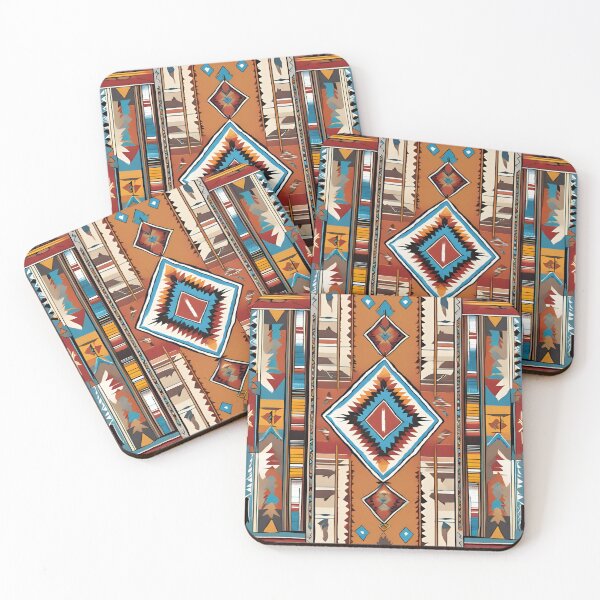 Item preview, tribal Navajo watercolor pattern designed and sold by AKRE R.