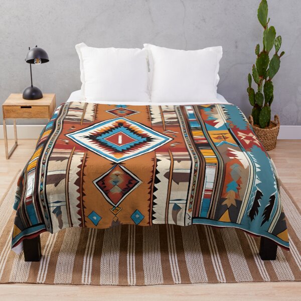 Item preview, tribal Navajo watercolor pattern designed and sold by AKRE R.