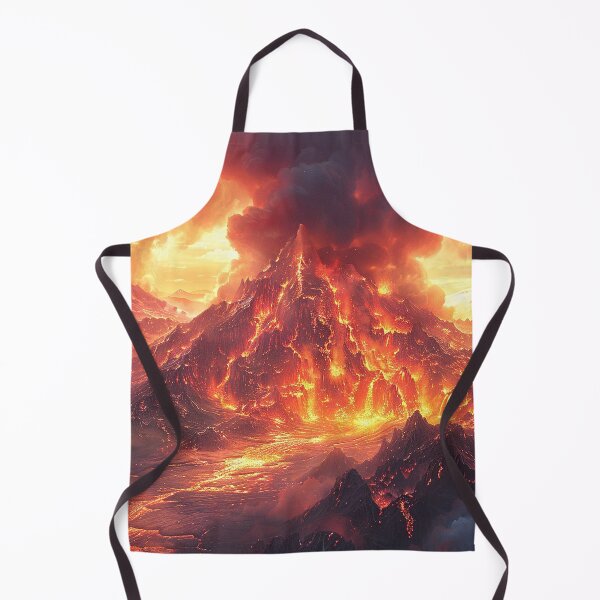Item preview, Dark Fantasy Landscape - Volcano Realms designed and sold by Lumaria Designs.