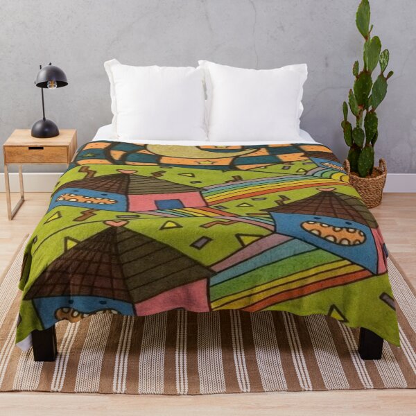 Item preview, Hungry Houses on the Hillside designed and sold by sydneynova.