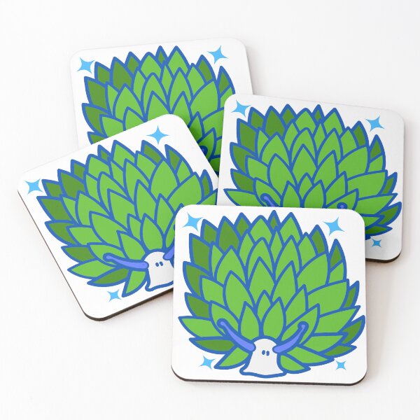 Item preview, Sea Slug Sheep Leaf sheep sea slug cute blue and green sea slug designed and sold by Manara  -Art.