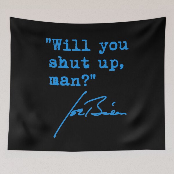 Item preview, Will you shut up, man? - Joe Biden (blue) designed and sold by Thelittlelord.