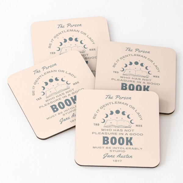 Item preview, Northanger Abbey Quote designed and sold by Persephone & Co..