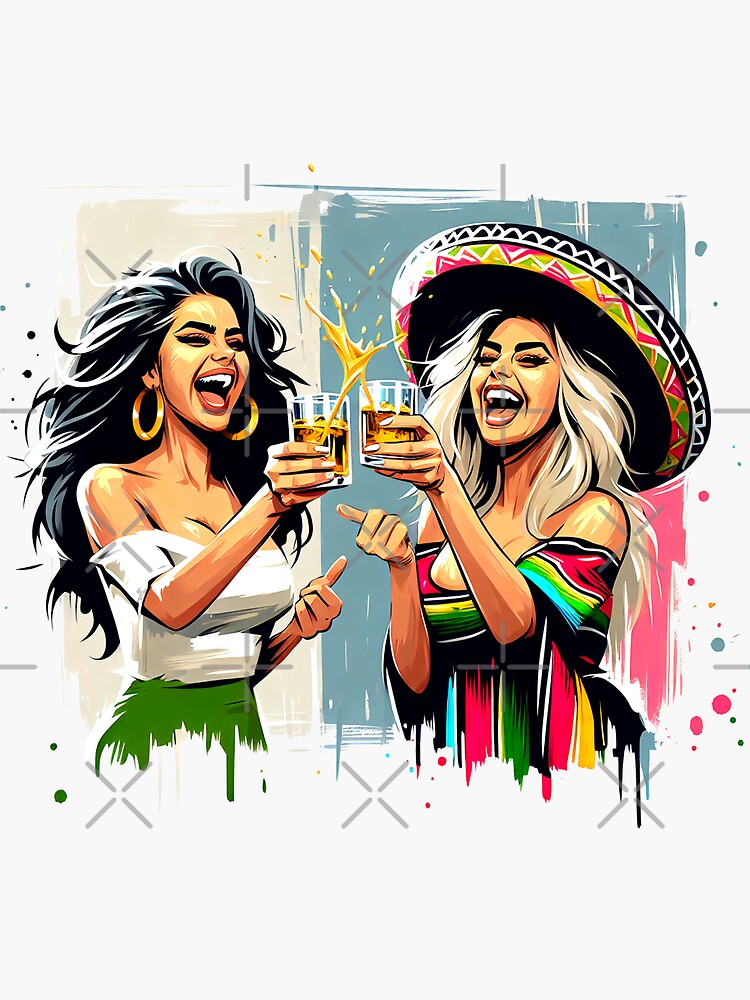 Thumbnail 3 von 3, Sticker, Tequila Party designt und verkauft von Kobeko.