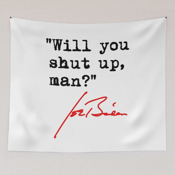 Item preview, Will you shut up, man? - Joe Biden (black/red) designed and sold by Thelittlelord.