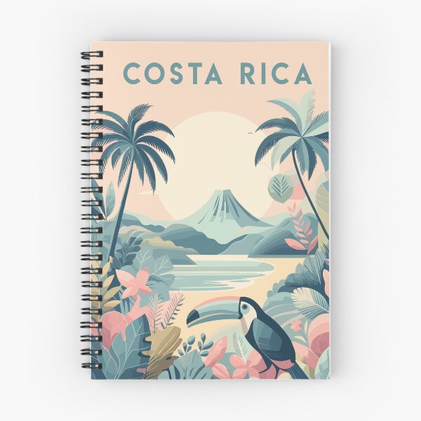 Artikelvorschau, costa rica reiseplakat entworfen und verkauft von Arctic frame studio.