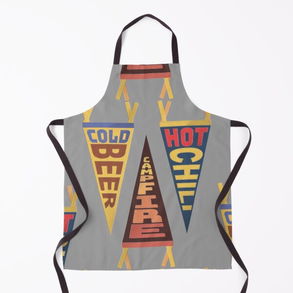 Item preview, Hot Chili, Cold Beer, Campfire Pennant Flags designed and sold by Galanat26.
