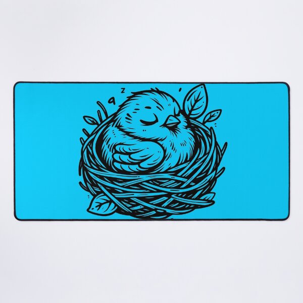 Item preview, Black Line drawing of baby canary bird designed and sold by creativekrish.