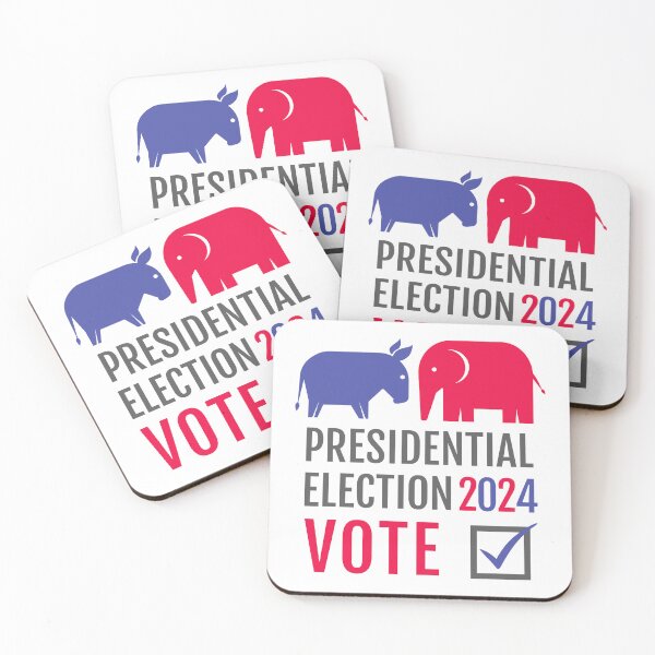 Item preview, Emblem for American presidential election 2024. USA election. designed and sold by SIR13.