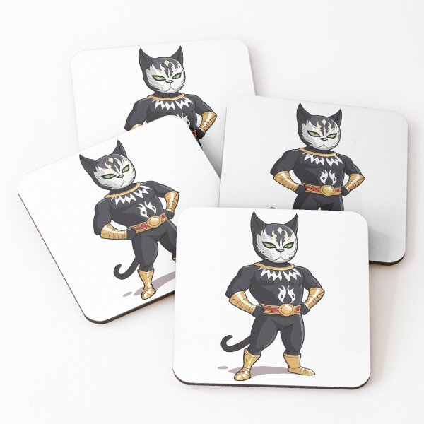 Item preview, Black Luchador. Cat Luchador designed and sold by twisted-dot.