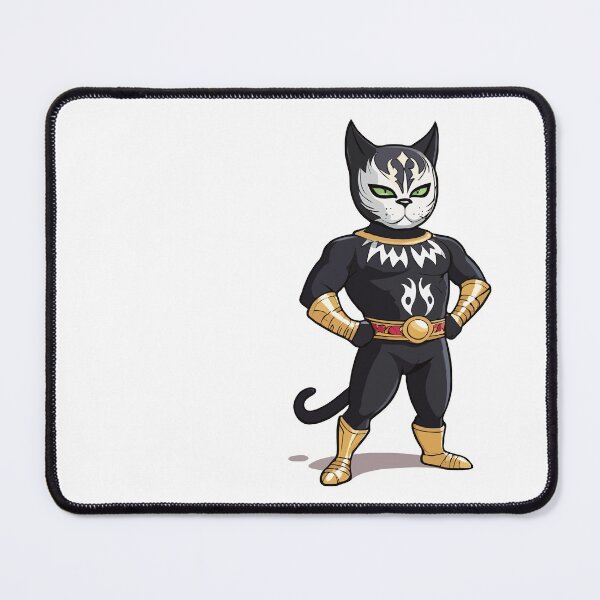 Item preview, Black Luchador. Cat Luchador designed and sold by twisted-dot.