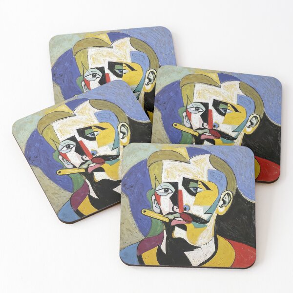 Item preview, cubist style man designed and sold by Javier Arizabalo Garcia.