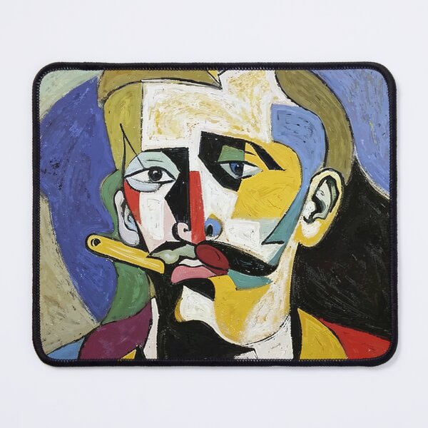 Item preview, cubist style man designed and sold by Javier Arizabalo Garcia.