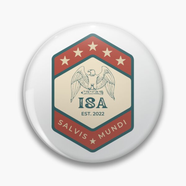 Item preview, ISA Logo Button designed and sold by IncognitoSmiles.
