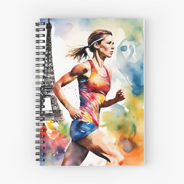 Item preview, Athlete runs in Paris designed and sold by leelandia.