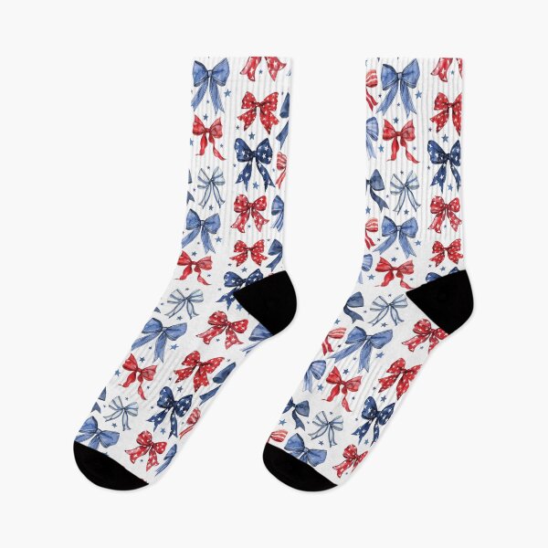 Item preview, Stars and Stripes Coquette Bows designed and sold by kjanedesigns.