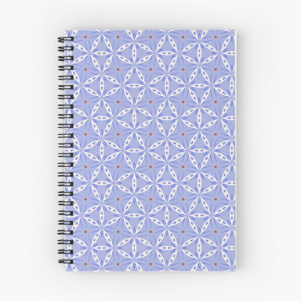 Item preview, Greek Floral Tile Pattern in Blue and White designed and sold by Lisa D Art Designs.
