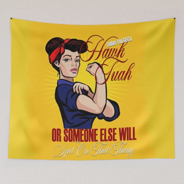 Item preview,  Hawk Tuah: Majestic Design Collection on Redbubble designed and sold by QueenOfDesigns.