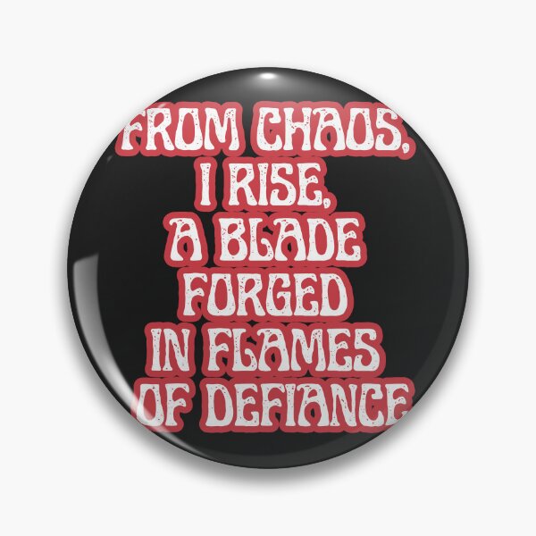 Item preview, Chaos Forged Blade designed and sold by MetalRockMusic.