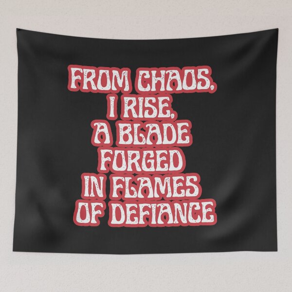 Item preview, Chaos Forged Blade designed and sold by MetalRockMusic.