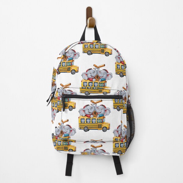 Item preview, Elephant School Bus Driver Baseball Team Back to School  designed and sold by Micro-dose.