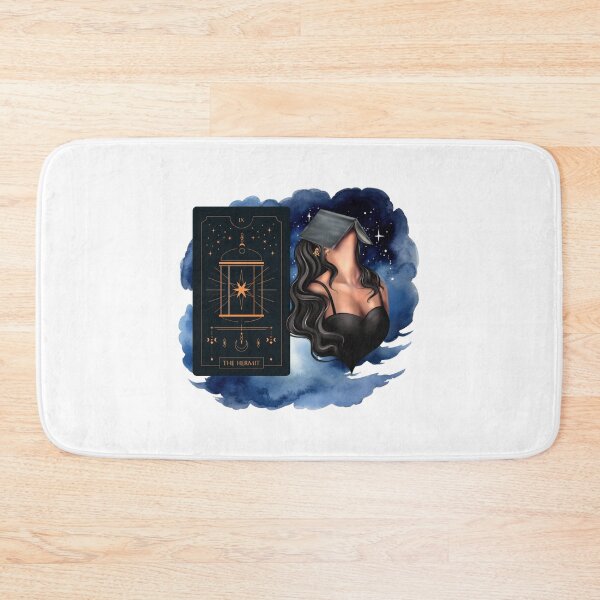 Item preview, The Hermit Tarot Card Bookish  designed and sold by WildWoodlandWitch.