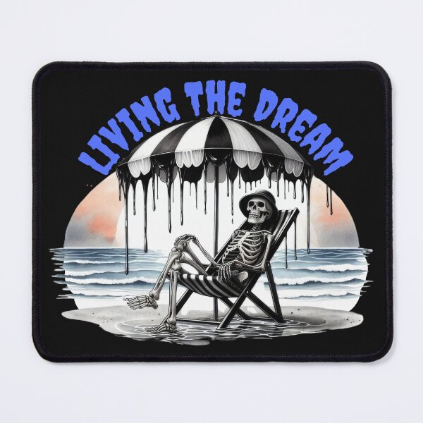 Item preview, Esqueleto divertido en la playa viviendo el sueño designed and sold by AlienOccupation.