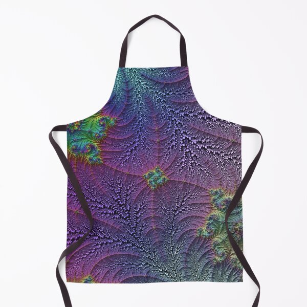 Item preview, Mandelbrot 101 - Intricate purple-blue branching color flow with vibrant self-similar fractal rainbow blossoms designed and sold by Draeger0.