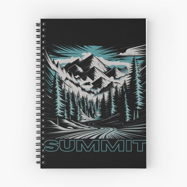 Item preview, Mountains And Pine Trees With Summit Text designed and sold by ILOVEART247.