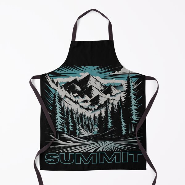 Item preview, Mountains And Pine Trees With Summit Text designed and sold by ILOVEART247.