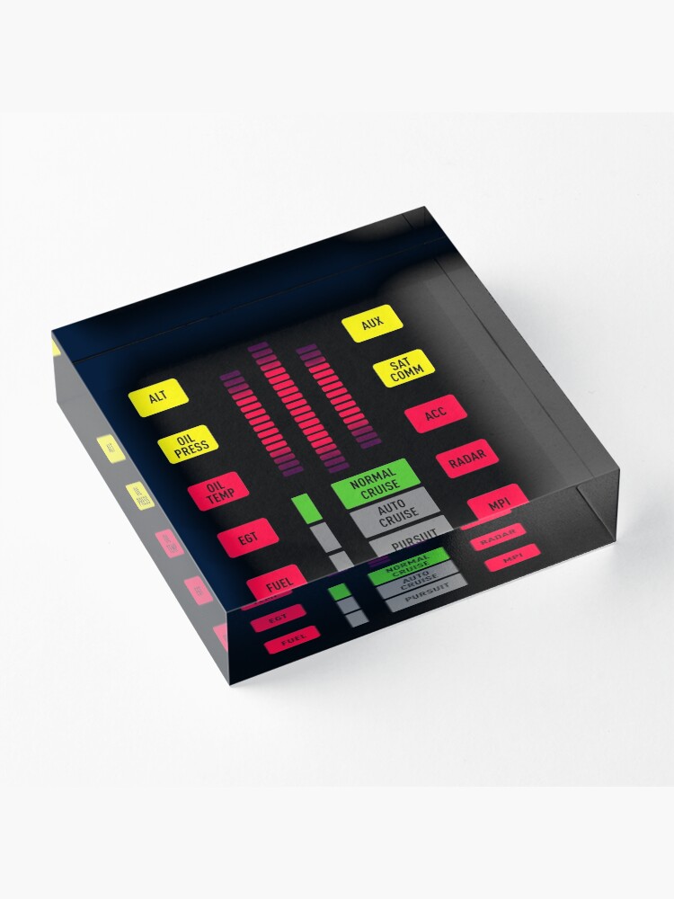 Alternate view of Season 4 Knight Rider K.I.T.T. dash Acrylic Block