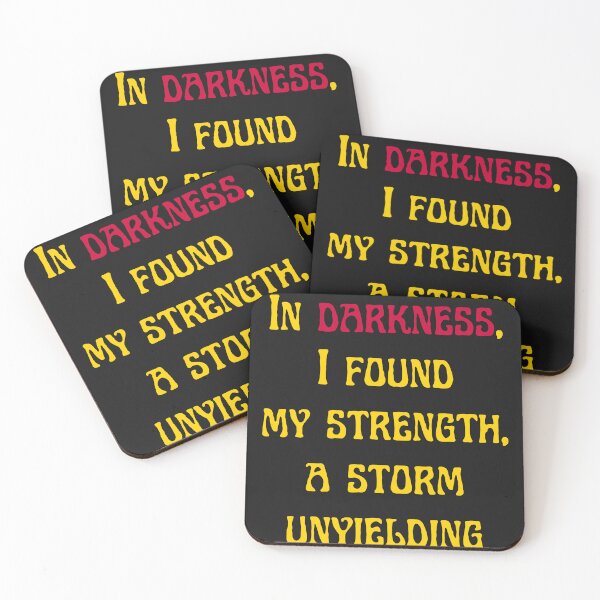 Item preview, Strength in Darkness designed and sold by MetalRockMusic.