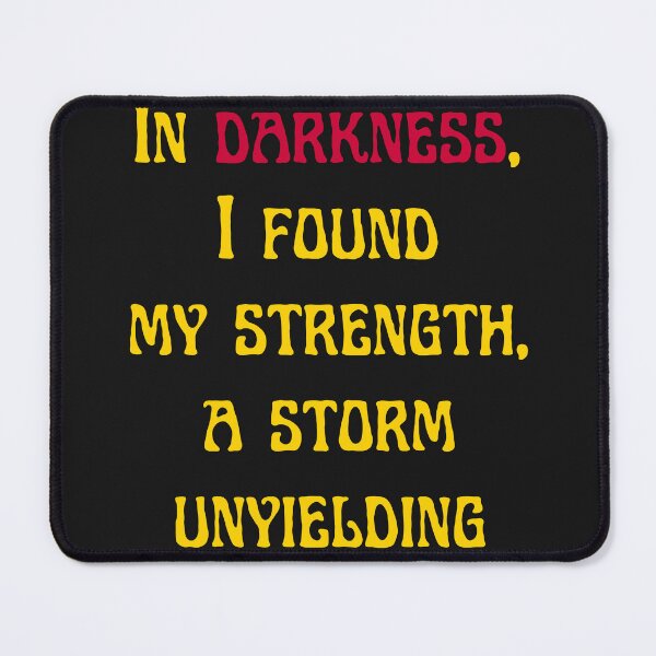 Item preview, Strength in Darkness designed and sold by MetalRockMusic.