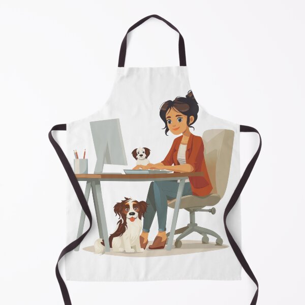 Item preview, I Love My Co-Workers Work From Home Dog designed and sold by Wormy-23.