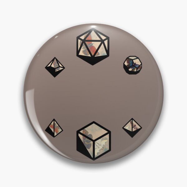 Item preview, Dark Academia Dice Set: Moths designed and sold by Marissa Brown.
