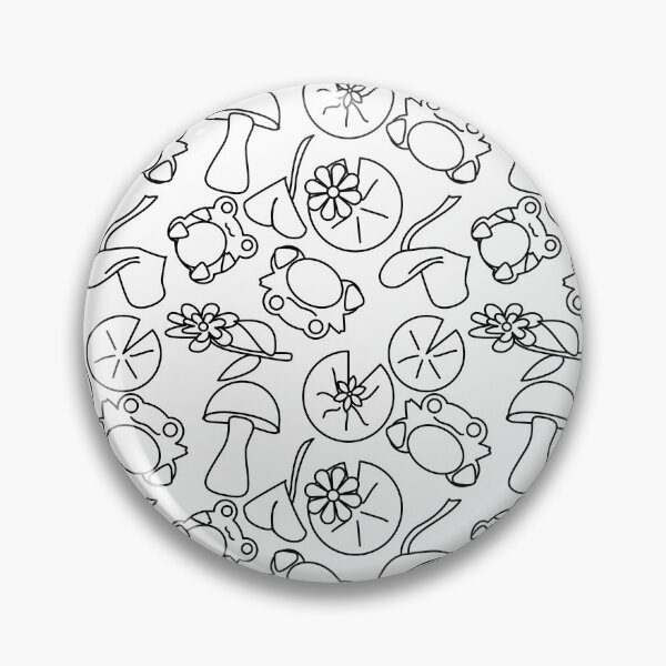 Item preview, Frog and Lily Pad Repeating Pattern designed and sold by IttyDesignsByJ.