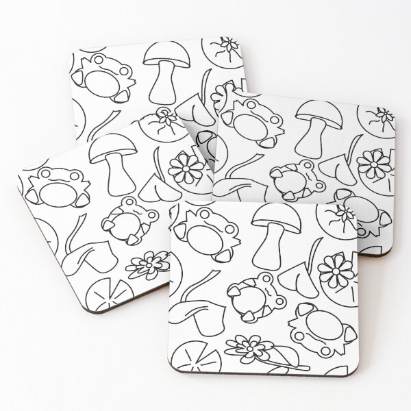 Item preview, Frog and Lily Pad Repeating Pattern designed and sold by IttyDesignsByJ.