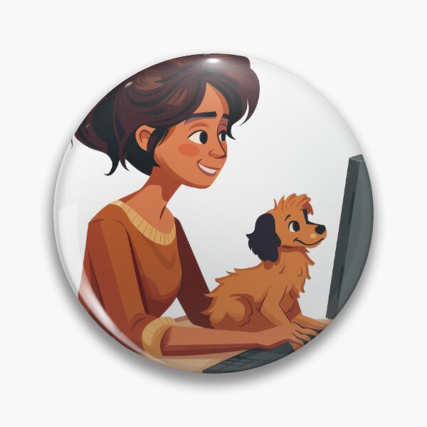 Item preview, I Love My Co-Workers Work From Home Dog designed and sold by Wormy-23.