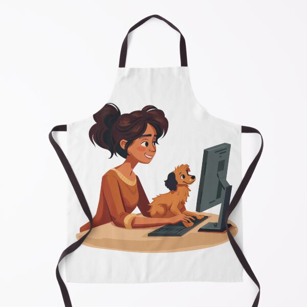 Item preview, I Love My Co-Workers Work From Home Dog designed and sold by Wormy-23.