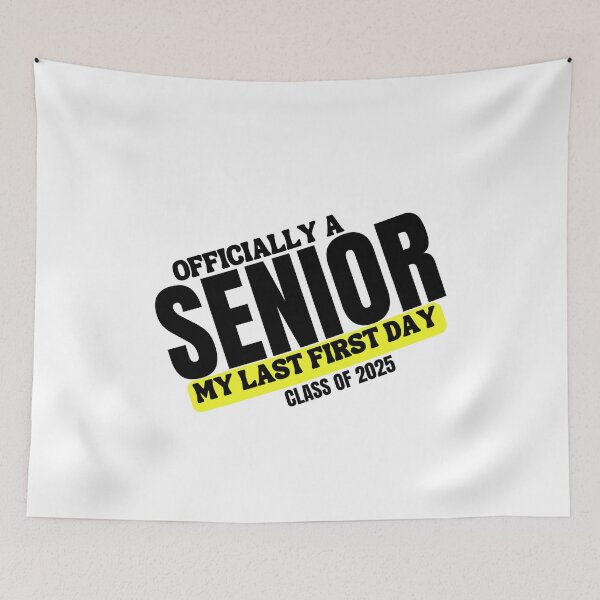 Item preview, Officially A Senior My Last First Day Of Class Of 2025 designed and sold by sumajouda.