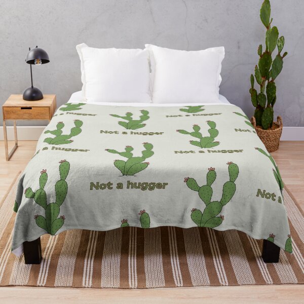 Item preview, Not A Hugger. Friendly Cactus Warning designed and sold by Rebel-Design.
