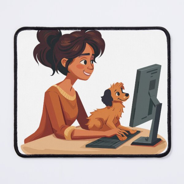 Item preview, I Love My Co-Workers Work From Home Dog designed and sold by Wormy-23.