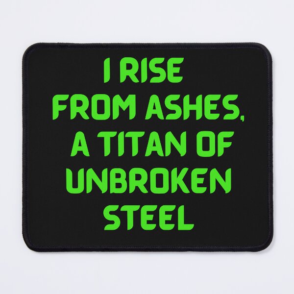 Item preview, Rising Titan Steel designed and sold by MetalRockMusic.